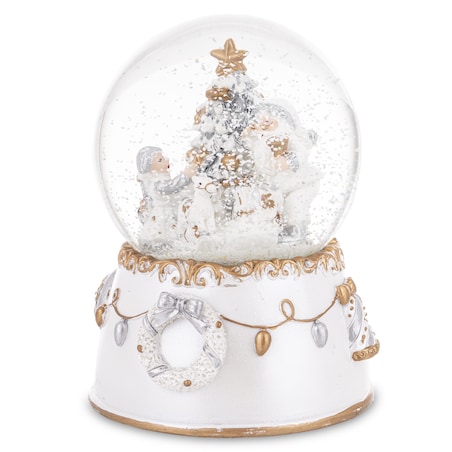 Szklana kula z pozytywką 15x10,5 cm