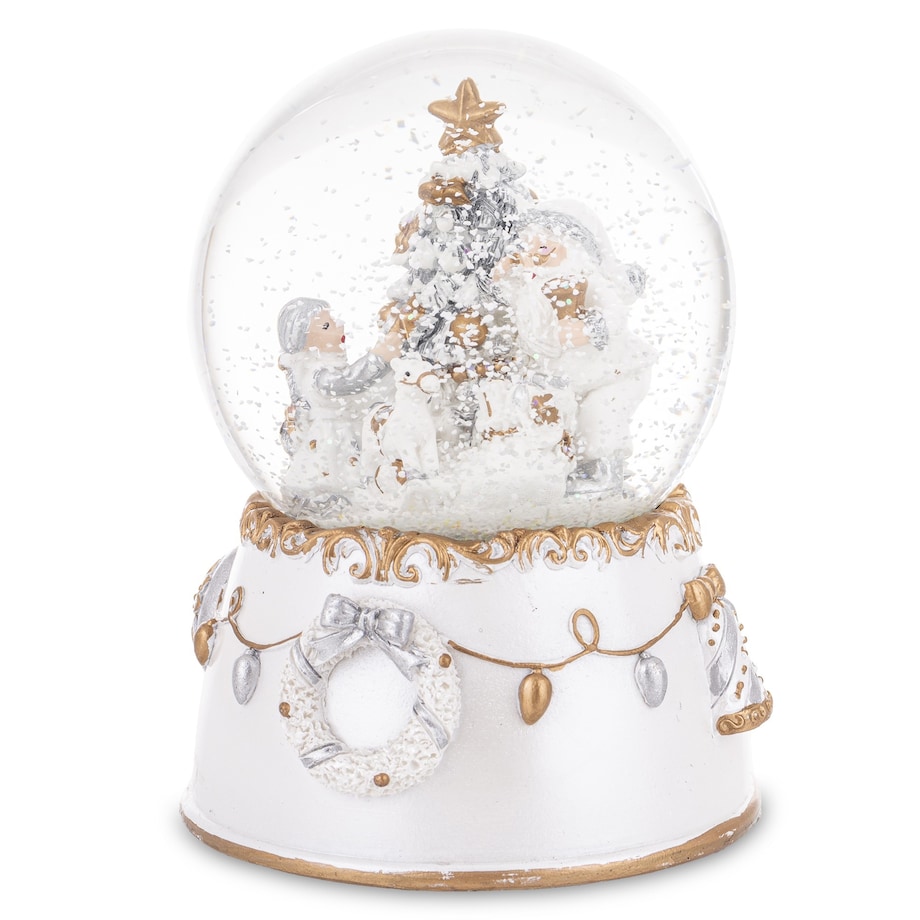 Szklana kula z pozytywką 15x10,5 cm