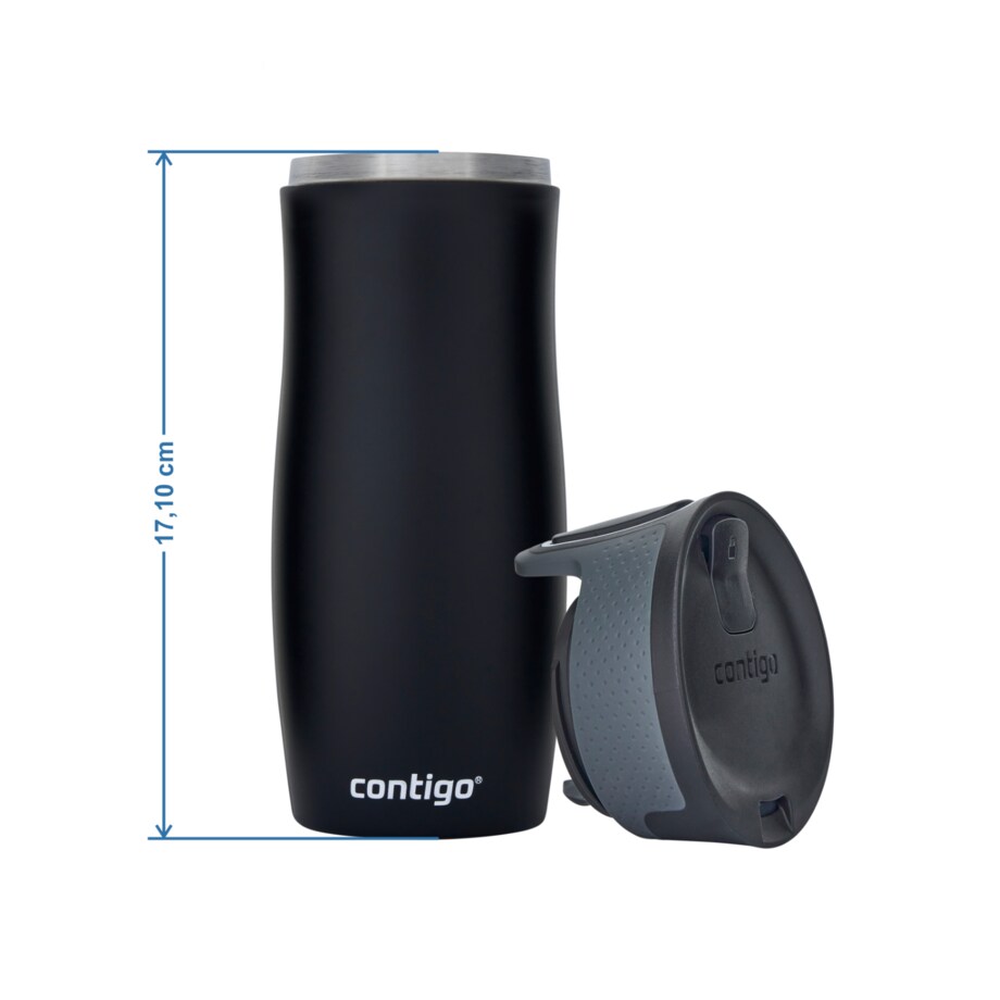 Kubek termiczny Contigo West Loop 2.0 470 ml - Łódź - czarny