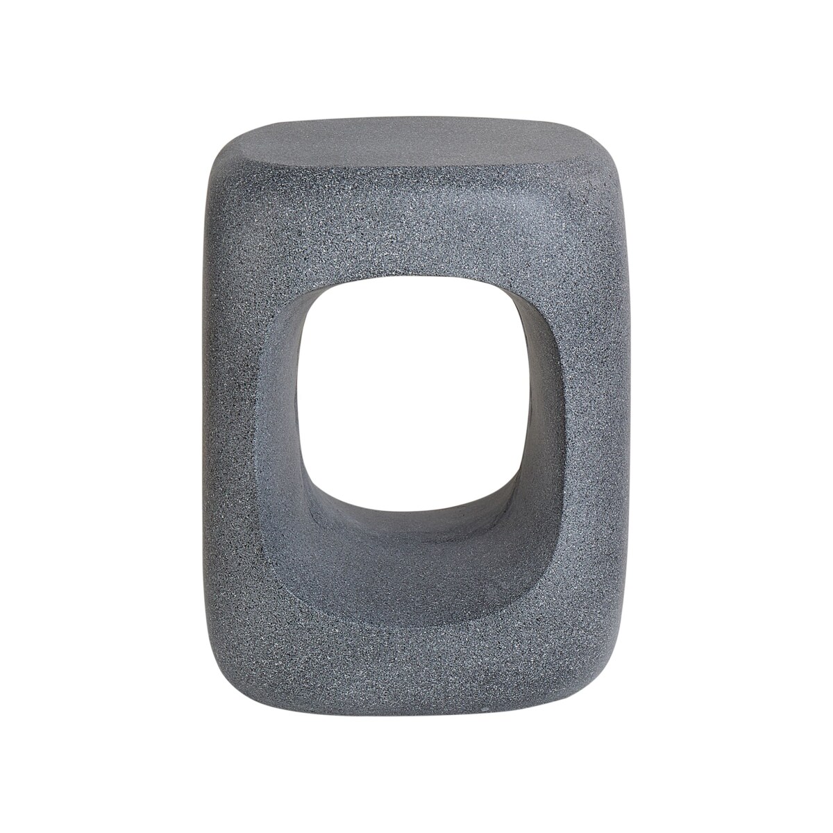 Stolik pomocniczy PELMO 33 cm 33 cm Efekt marmuru Szary