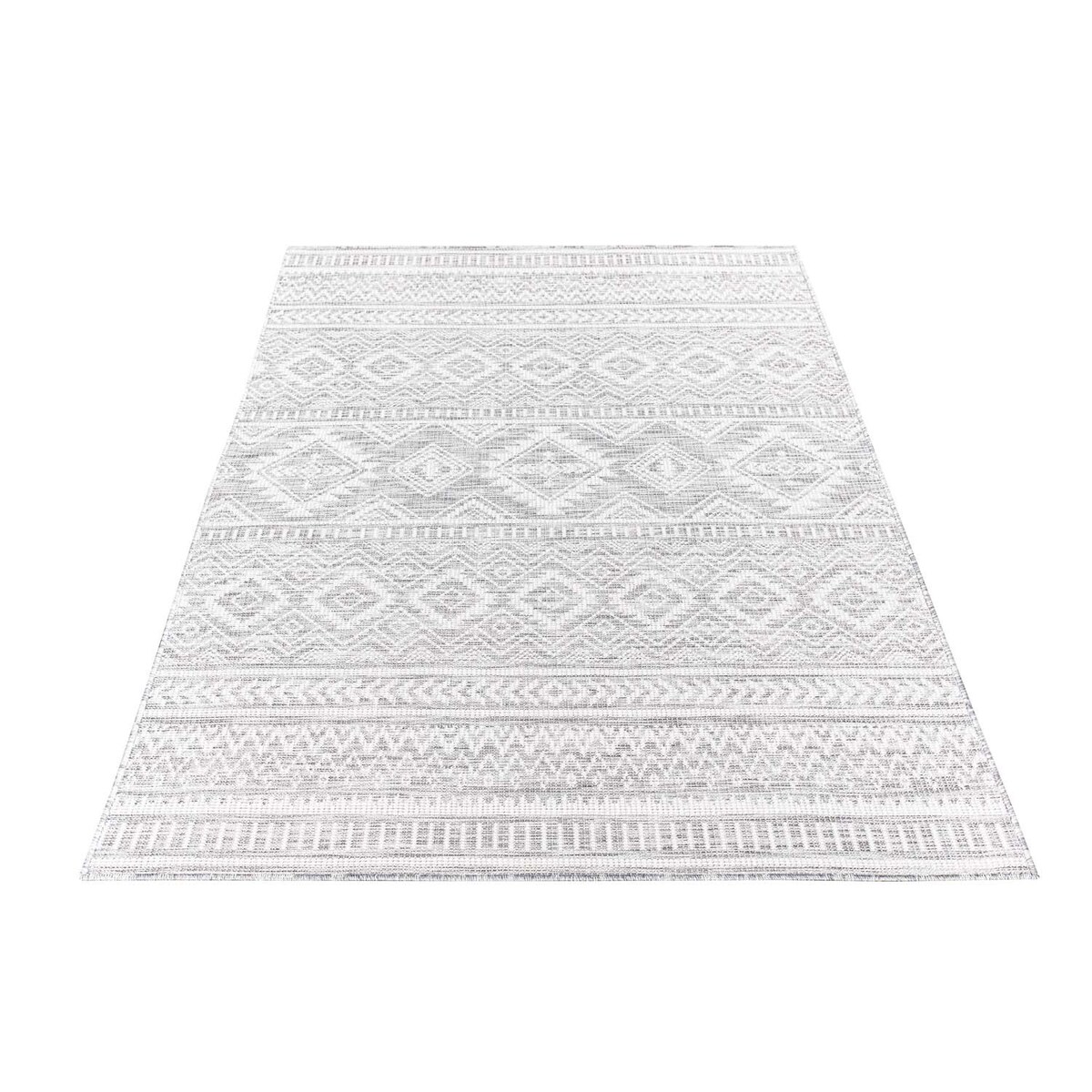 Dywan na zewnątrz i do wnętrz boho Paloa 35220 Szary 140x200