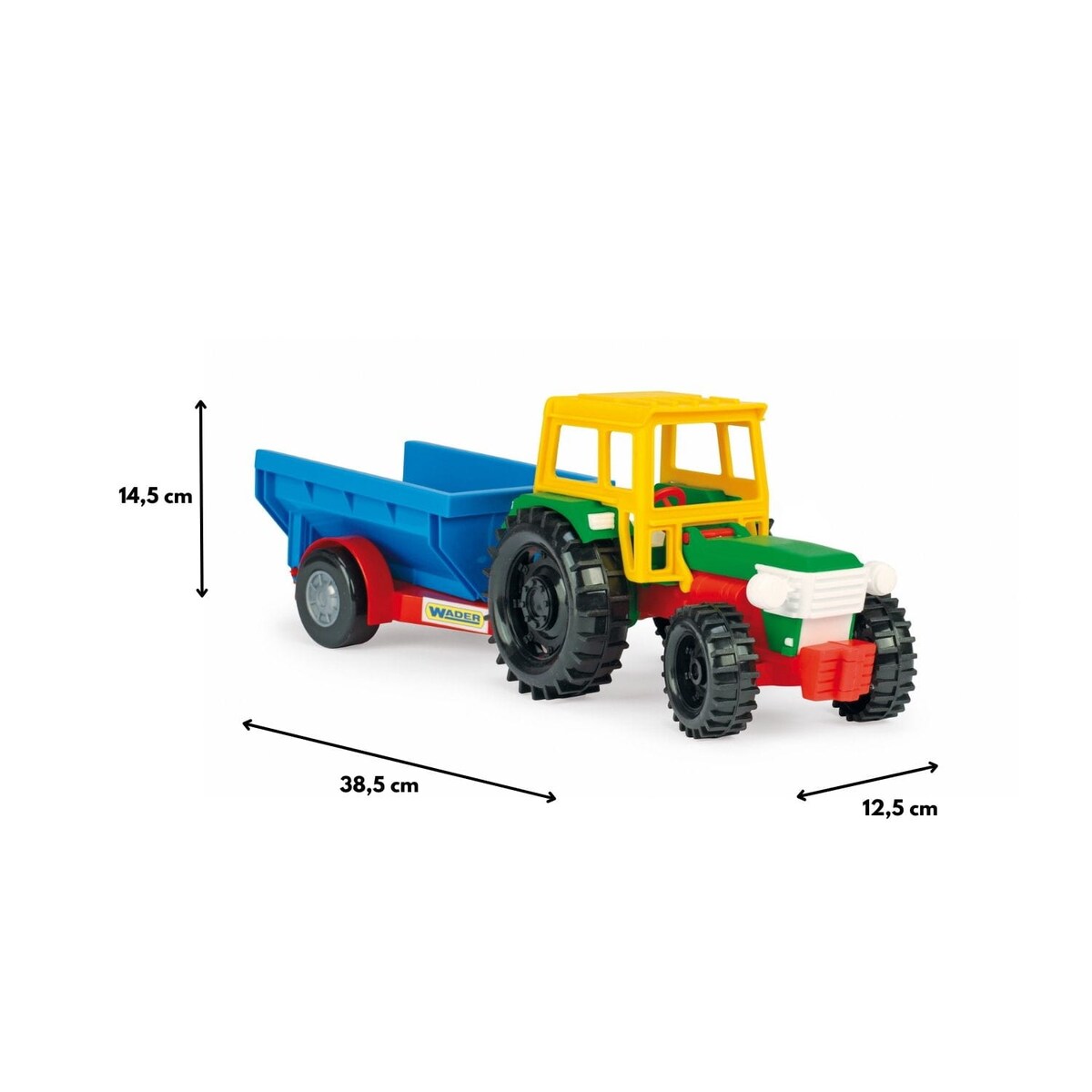 Traktor z przyczepą