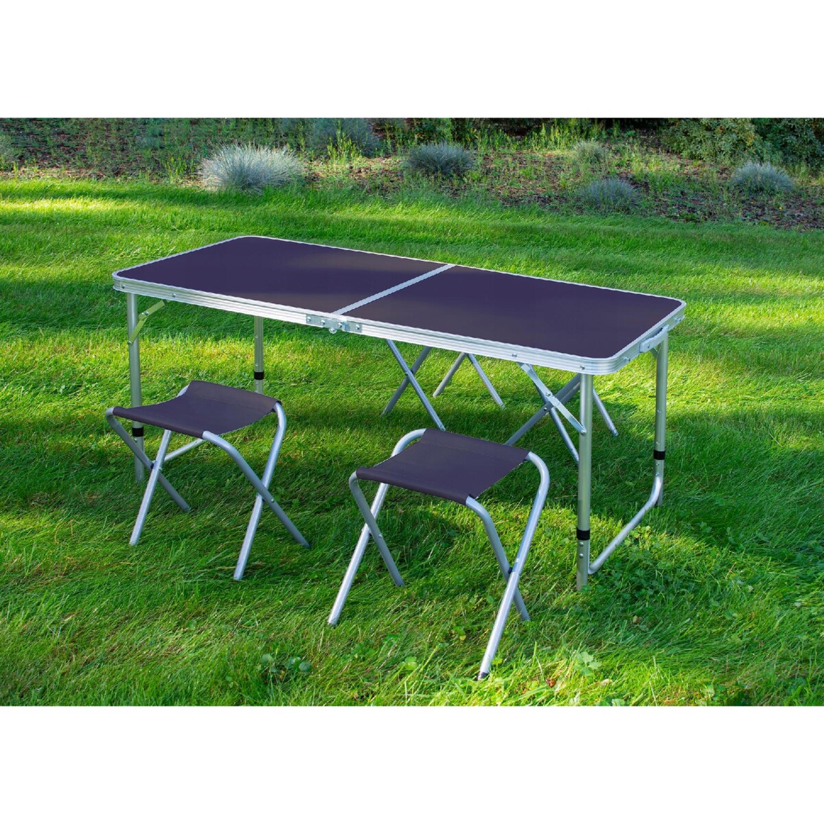 Zestaw kempingowy JUMI składany turystyczny ogrodowy walizka