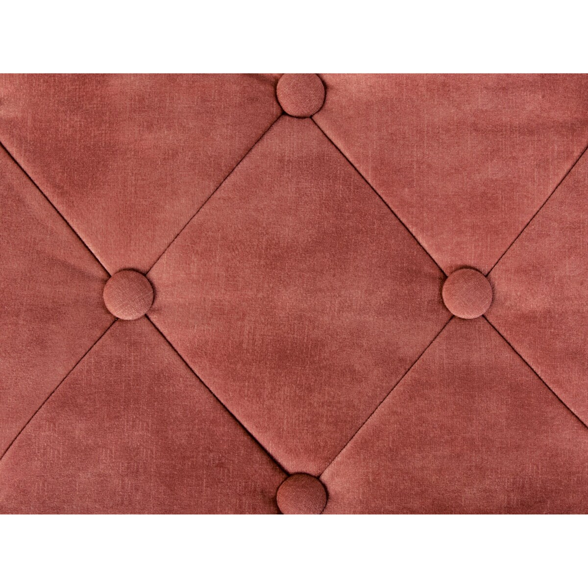 Ławka welurowa różowa ROSEVILLE