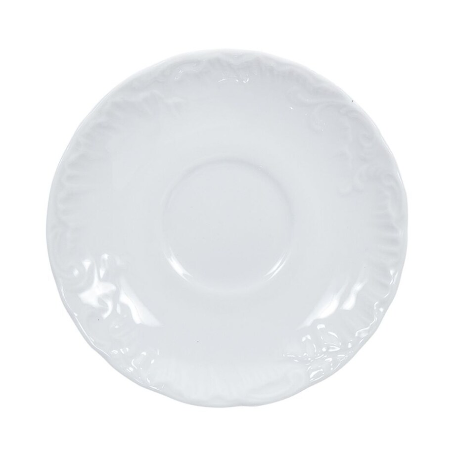 Spodek 15,7 cm Rococo Maria białe 0001