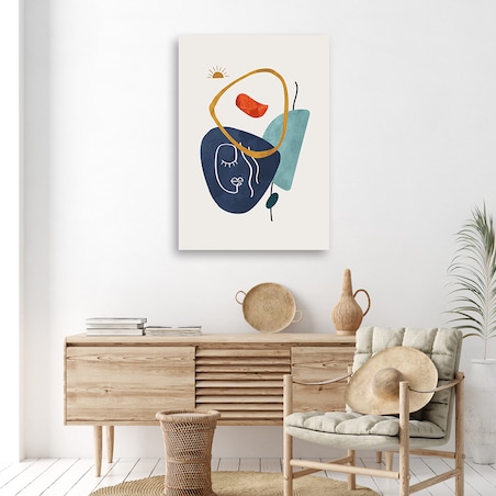 Obraz na płótnie, Symbole i kształty boho