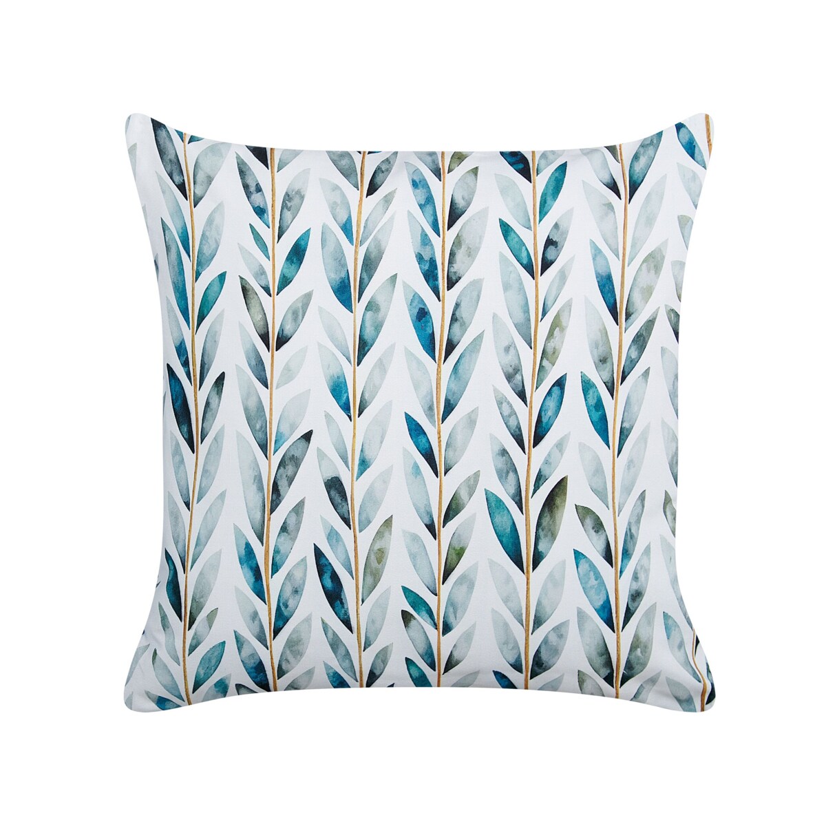 2 poduszki ogrodowe w liście 45 x 45 cm biało-zielone LOANO