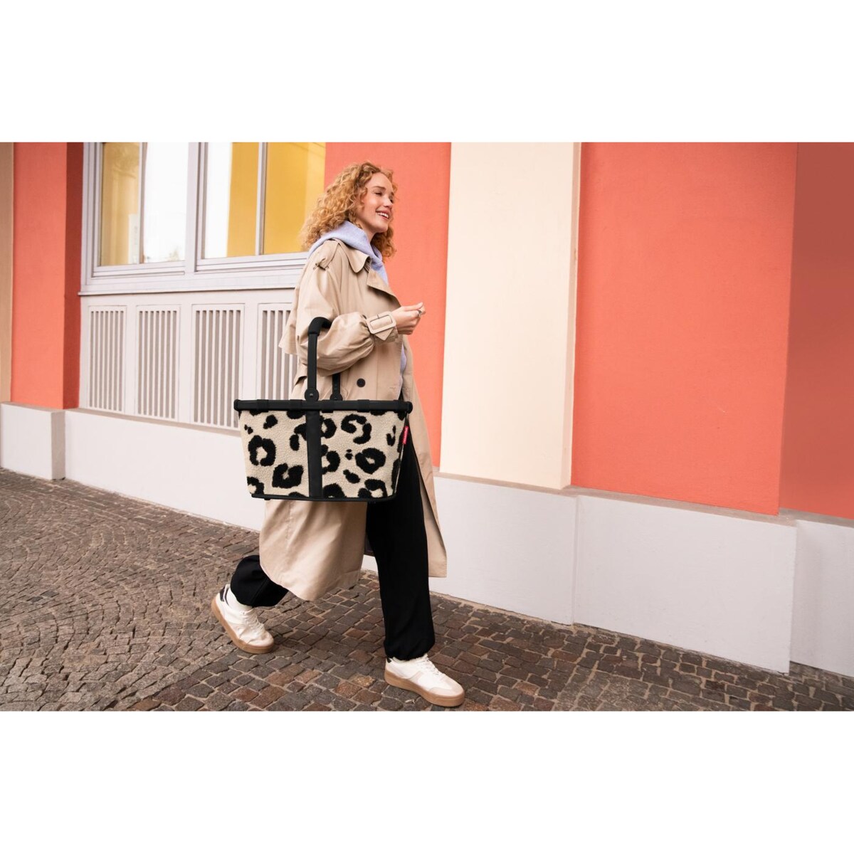 Koszyk CARRYBAG, teddy leo cream