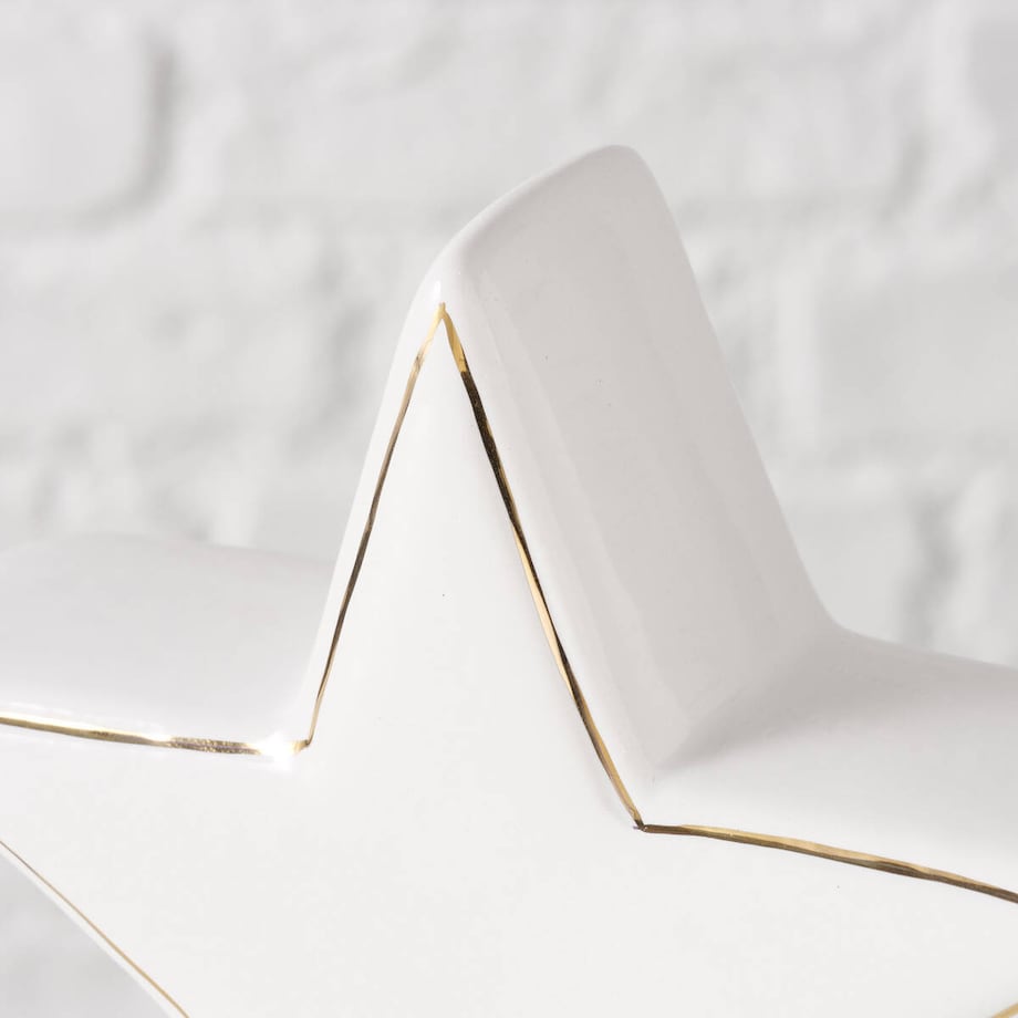 Figurka gwiazdka z naturalnego kamienia VILLE, 13 cm