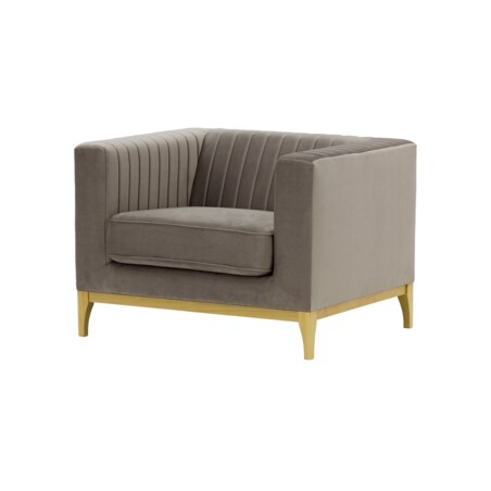 Fotel Slender Wood-Velluto 17-like oak