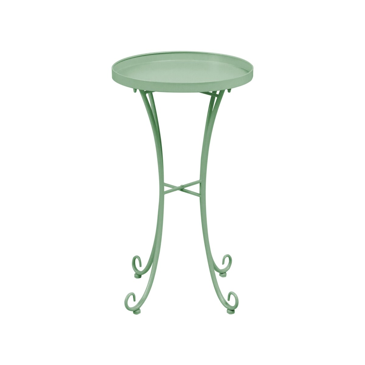 Stolik ogrodowy CAVINIA 40 cm Metal Zielony