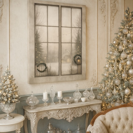 Obraz Canvas Świąteczne Okno 70cm x 100cm