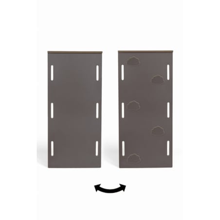 Zjeżdżalnia CHMURKI do DUŻEGO bujaka - szara