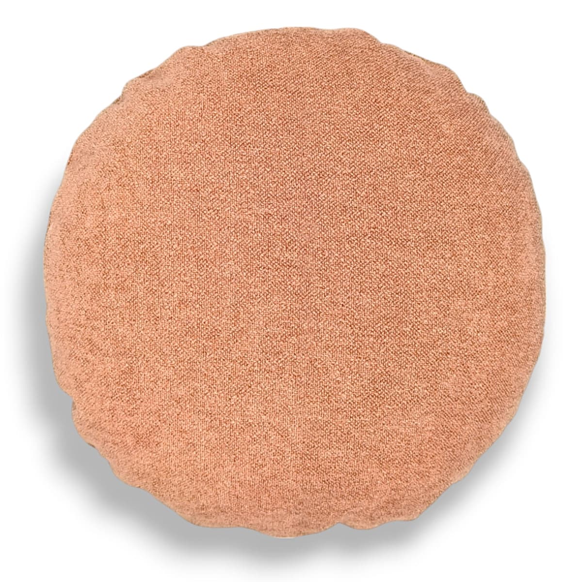 Okrągła łososiowa poduszka dekoracyjna 45 cm Ronda