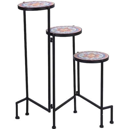 Kwietnik stojący MOZAIKA, 3 poziomy, 68 cm