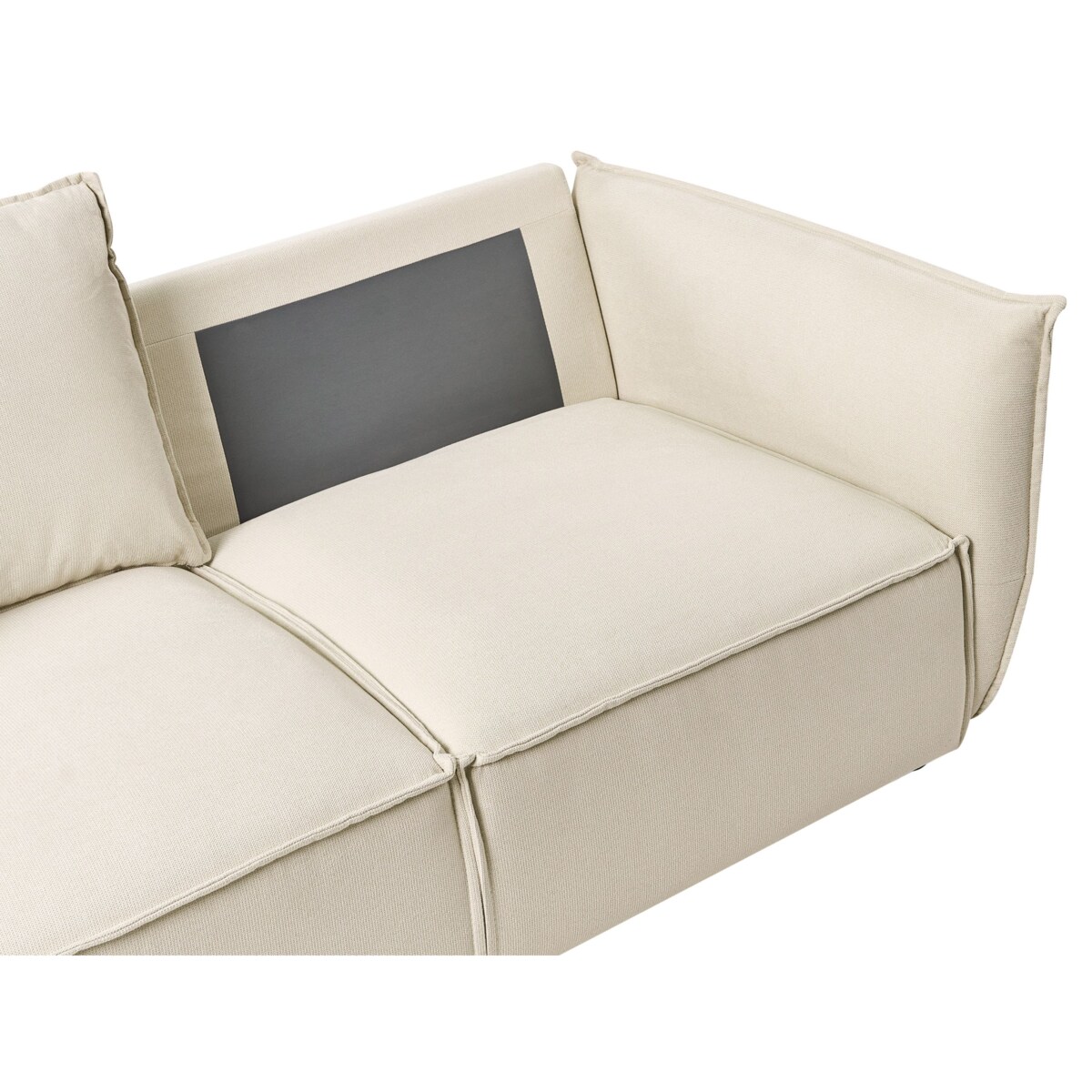 Sofa dla 3 osób KUNES Jasnobeżowy