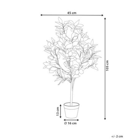 Sztuczna roślina doniczkowa 105 cm LEMON TREE