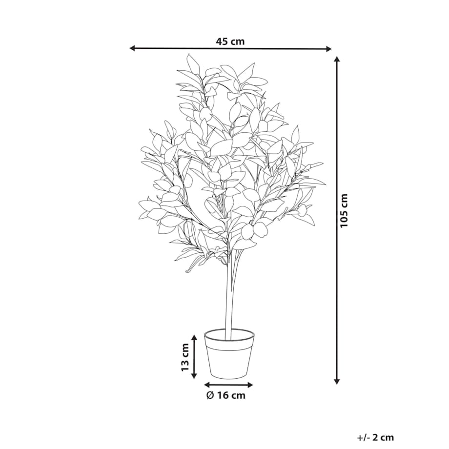 Sztuczna roślina doniczkowa 105 cm LEMON TREE
