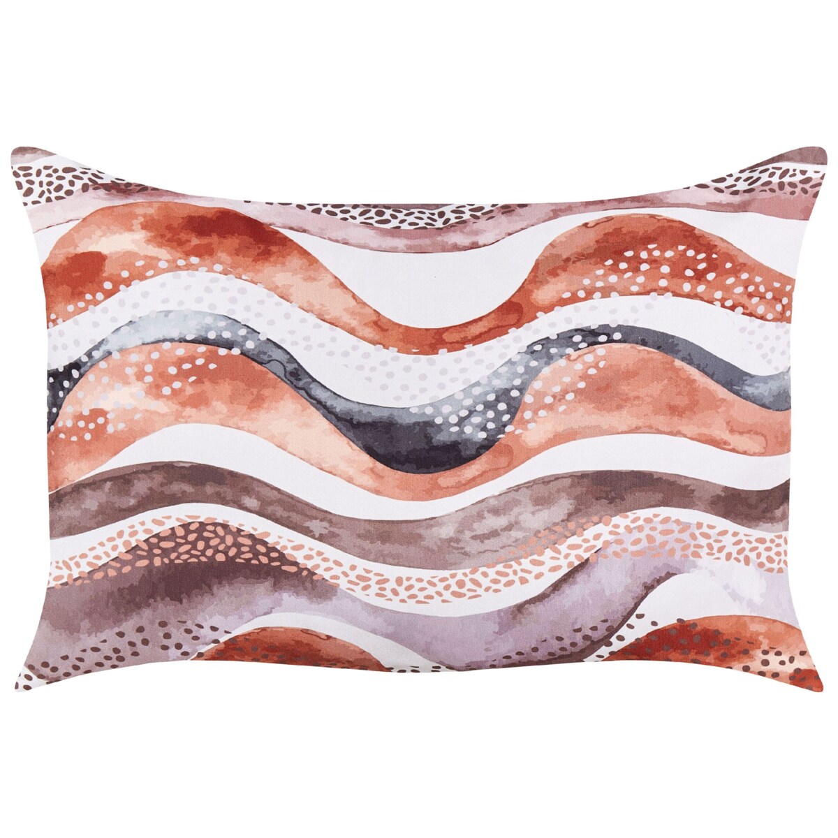 2 poduszki ogrodowe abstrakcyjny motyw 40 x 60 cm brązowy SEBORGA