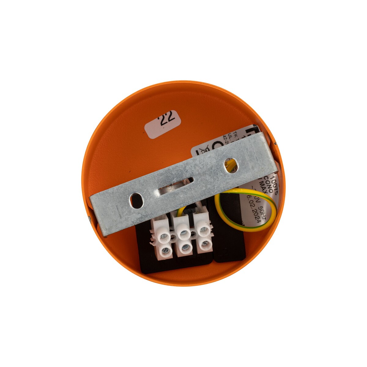 Lampa wisząca TK Lighting CONO ORANGE 10075, metalowa, E27, regulowana wysokość 140 cm, pomarańczowa do kuchni i salonu