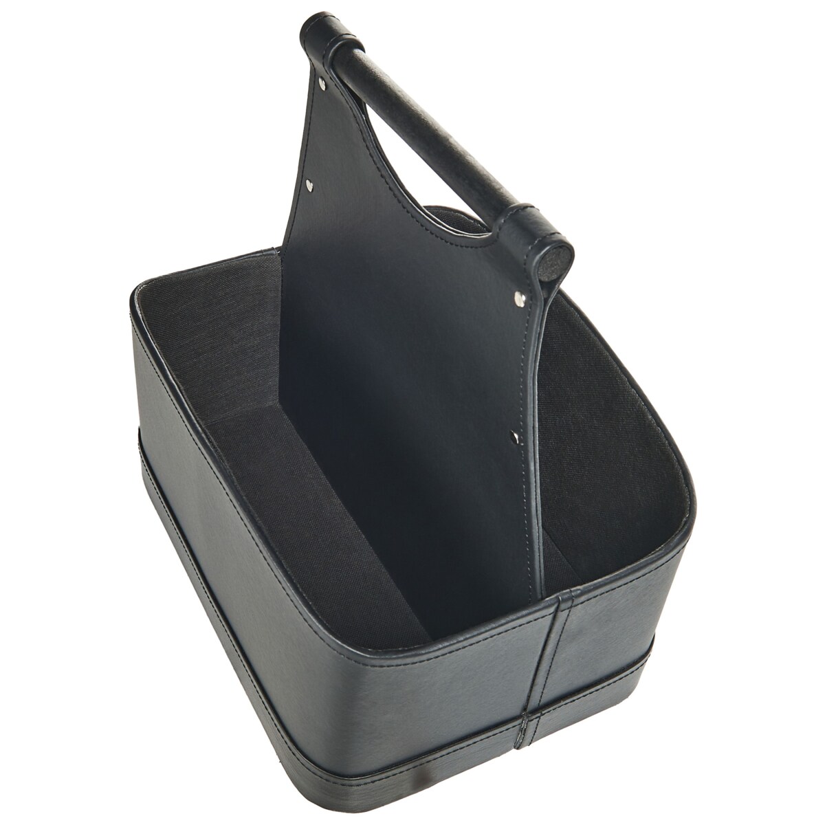 Kosz ekoskóra grafitowy URUK