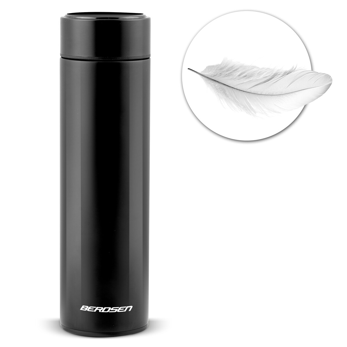 Kubek termiczny z wyświetlaczem termos do samochodu Berdsen