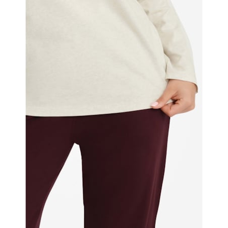 Piżama Gracy 40930-08X Beżowo-Bordowa Beżowo-Bordowy, XL