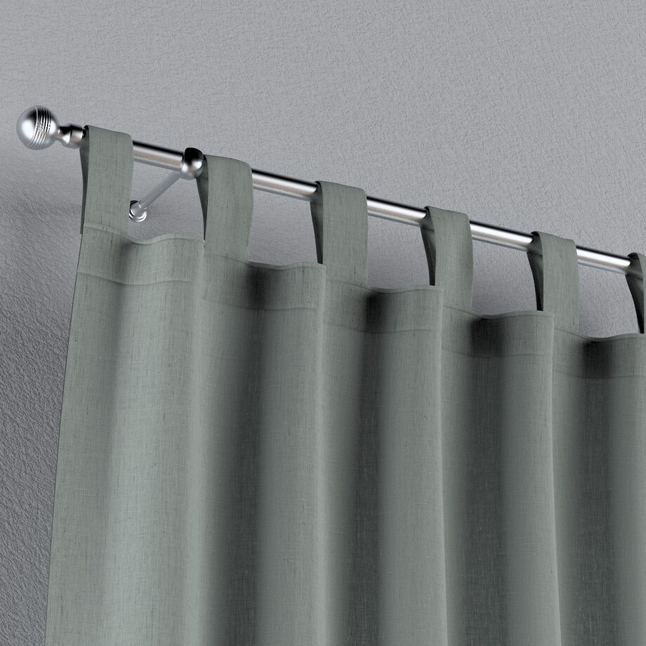 Zasłona na szelkach 1 szt. 130x245 jasny szary