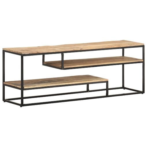 vidaXL Szafka pod TV, 130x30x45 cm, surowe drewno mango