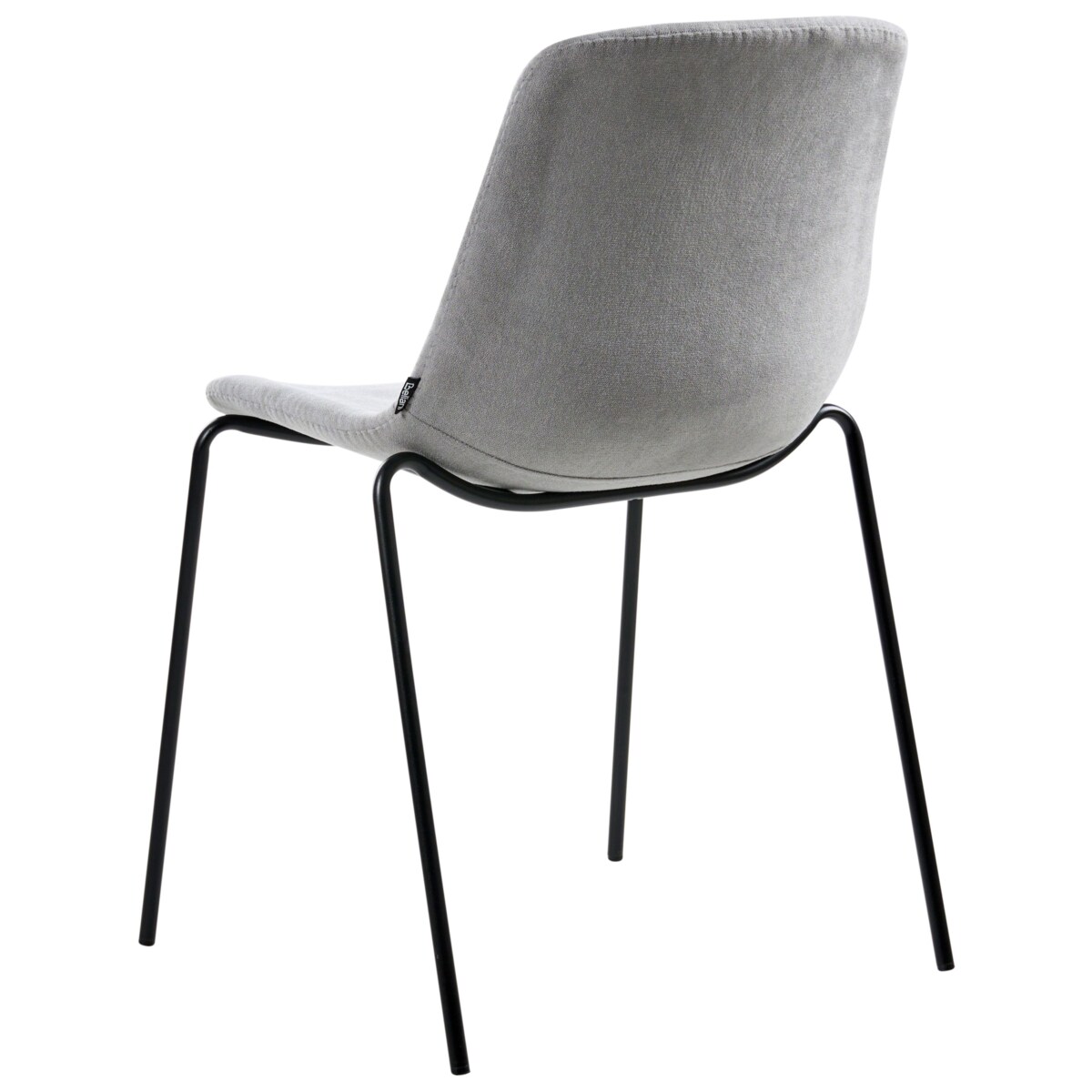 Zestaw 4 krzeseł do jadalni TILLER Szary