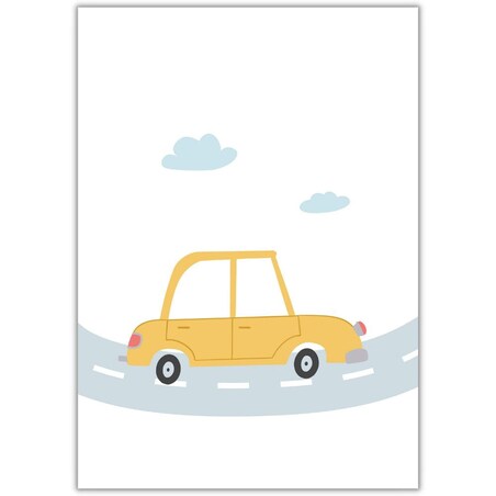 plakat samochodzik 1 50x70 cm