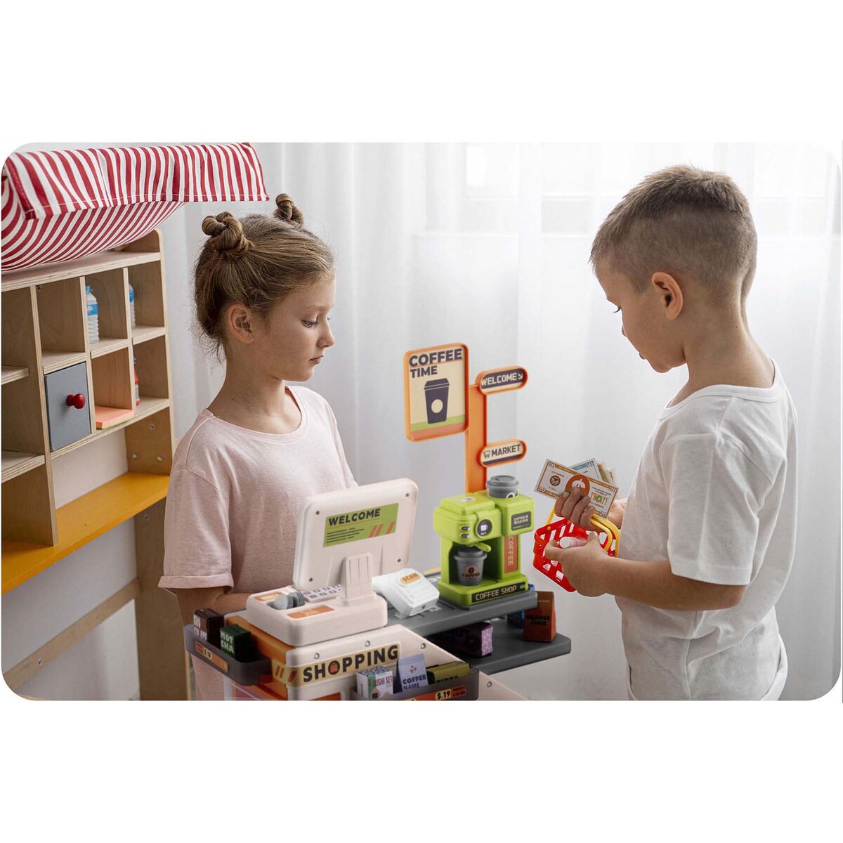 Kasa fiskalna sklepowa interaktywna dla dzieci ekspress Ricokids 782200