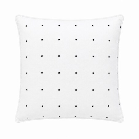 Komplet 2x Poszewka na poduszkę 40x40 Point Standard, w kropki, biała, Darymex