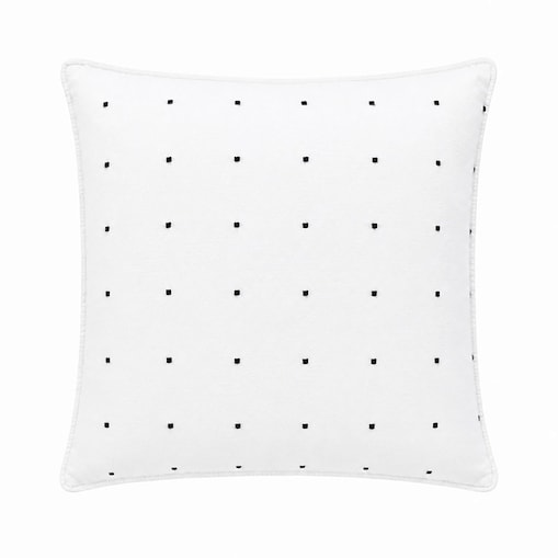 Komplet 2x Poszewka na poduszkę 40x40 Point Standard, w kropki, biała, Darymex