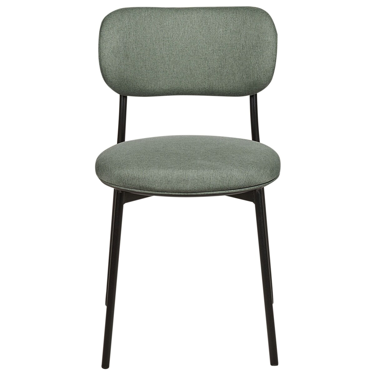 Zestaw 2 krzeseł do jadalni CASEY Ciemnozielony