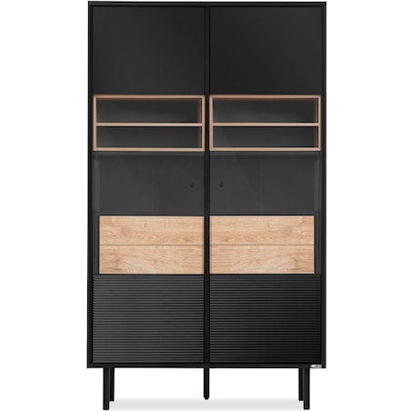 KONSIMO LOFTY Dwudrzwiowa witryna w stylu loft