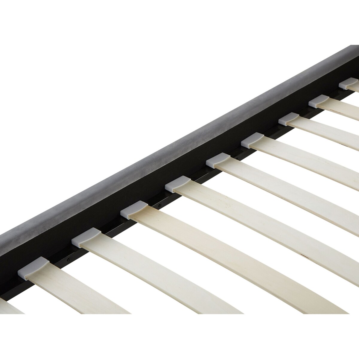 Łóżko Welur LIMOUX 180 x 200 cm Szary