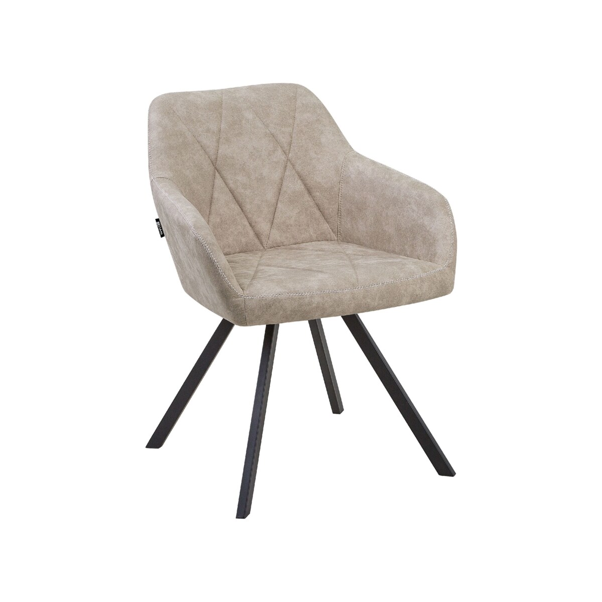 Zestaw 2 krzeseł beżowy MONEE