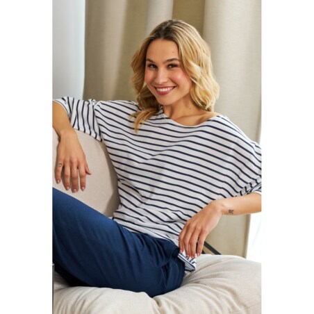 Piżama damska w paseczki