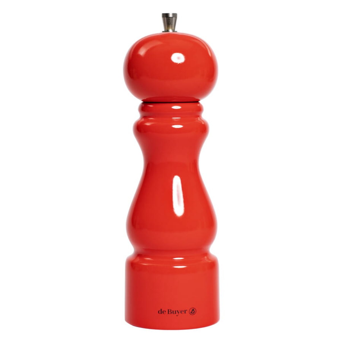 De Buyer RUMBA Młynek do soli 20 cm czerwony lakierowany