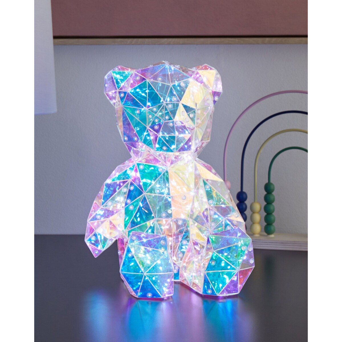 Dekoracja LED Miś HADAR Kolorowy