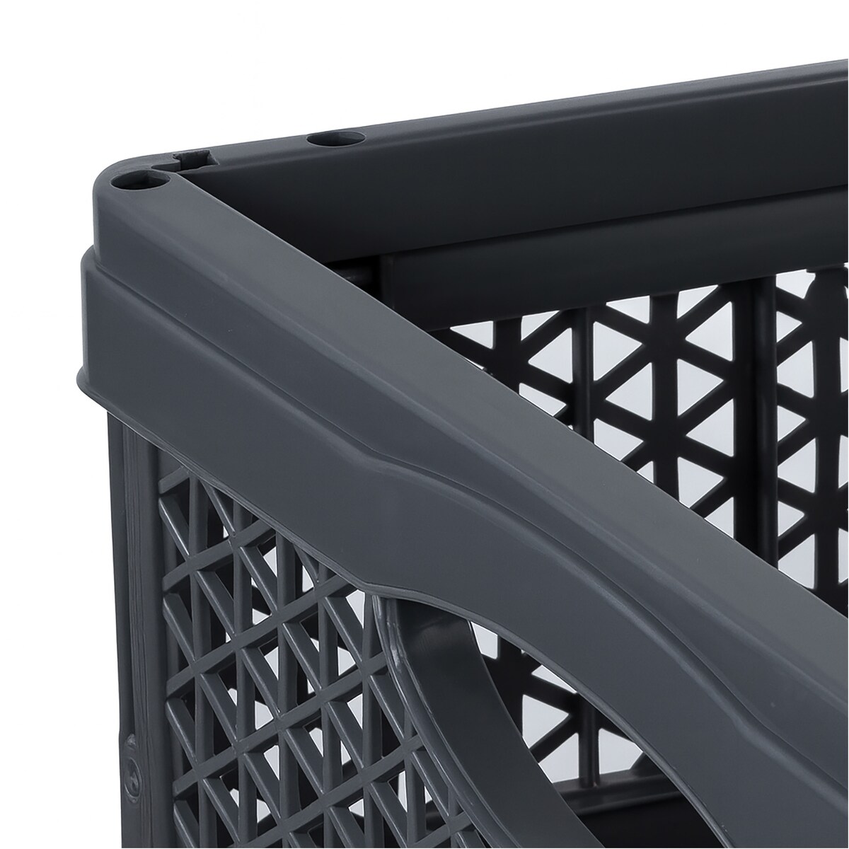 Pojemnik Plastikowy Składany Koszyk Na Zakupy Do Samochodu Skrzynka Na Owoce Warzywa 46,4 X 34 X 22 Cm Klapbox