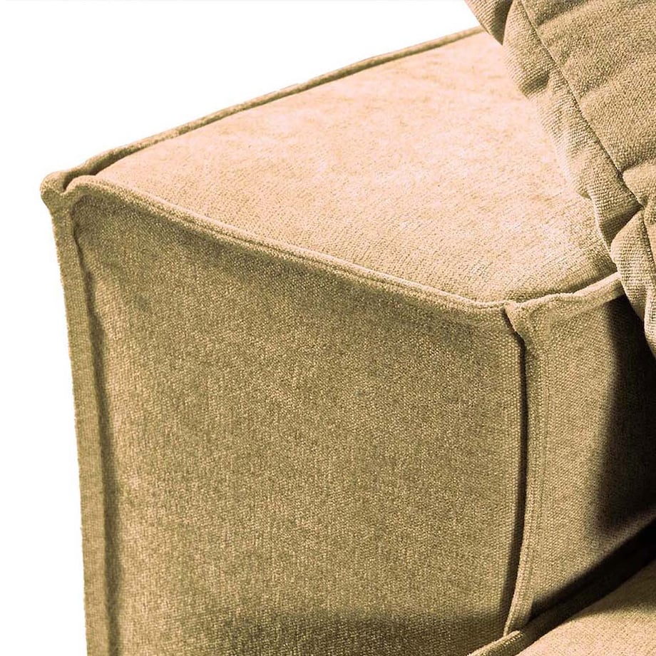 Melow 3-osobowa rozkładana sofa - oliwkowa