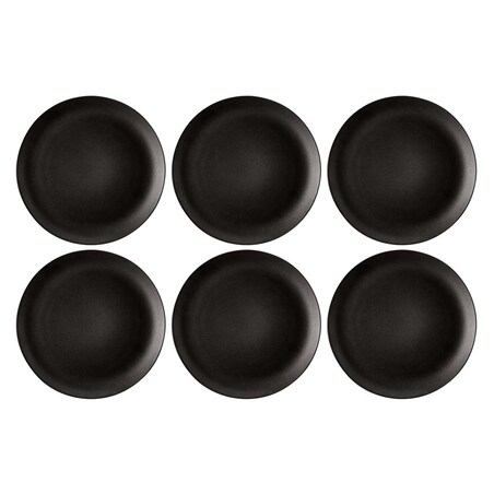 SELTMANN LIBERTY VELVET BLACK Zestaw 6 talerzy obiadowych 27.5 cm