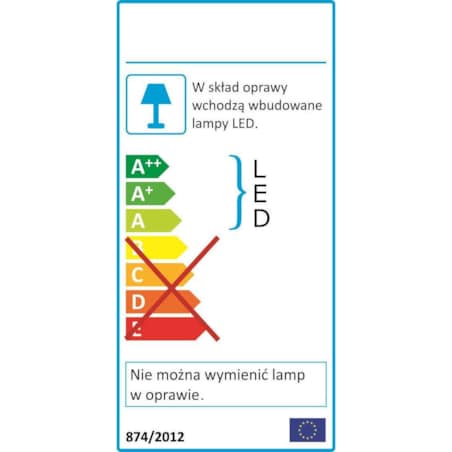 Sufitowa LAMPA skandynawska 2273624 Candellux okrągła OPRAWA downlight LED 5W 4000K metalowa tuba biała naturalne drewno