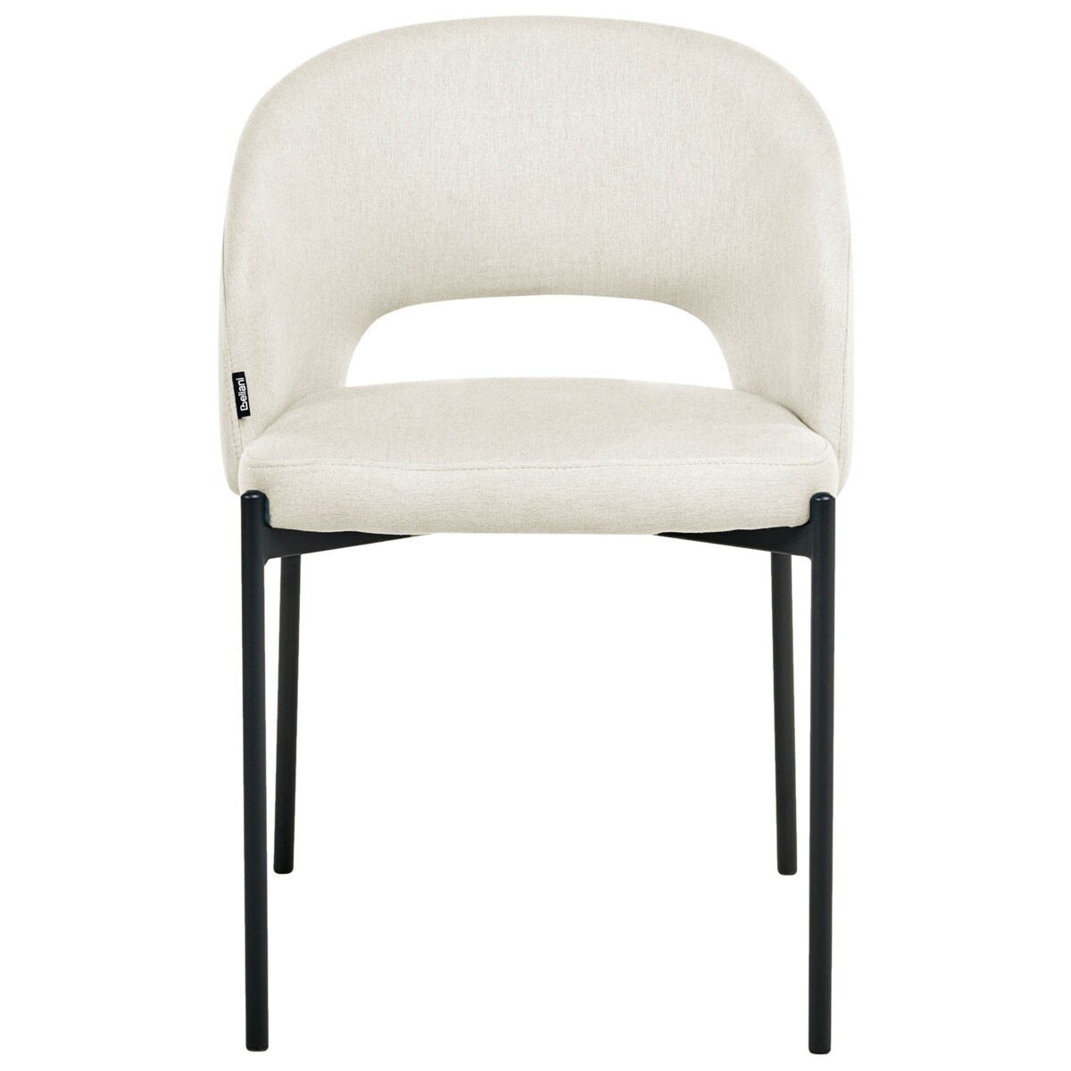 Zestaw 2 krzeseł do jadalni PENNY Jasnobeżowy