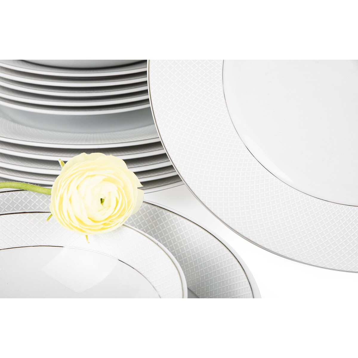 Zestaw obiadowy 6os. (25 el.) AMELIA SATYNA