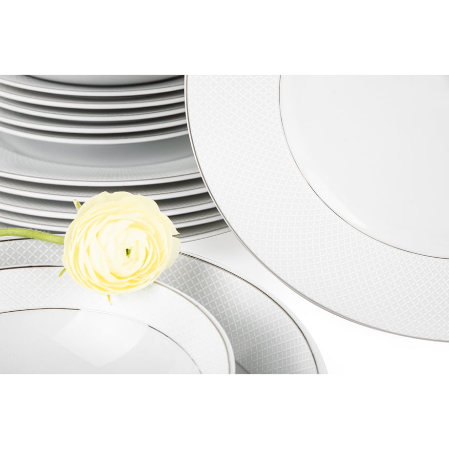 Zestaw obiadowy 6os. (25 el.) AMELIA SATYNA