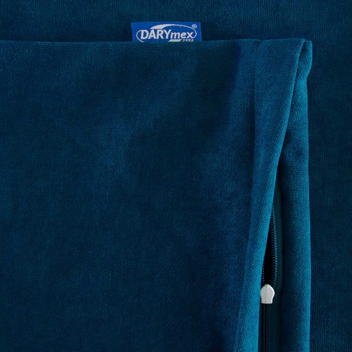 Poszewka dekoracyjna 40x40 Veluri kolor ciemny niebieski