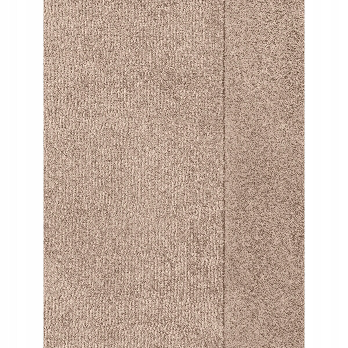 Dywan wełniany 80x150cm, ręcznie tkany beżowy z miekkim włosiem